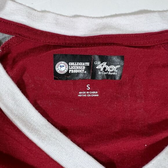 G-III 4her By Carl Banks Indiana Hoosiers T-shirt Bedazzled Women's Small - Picture 4 of 6